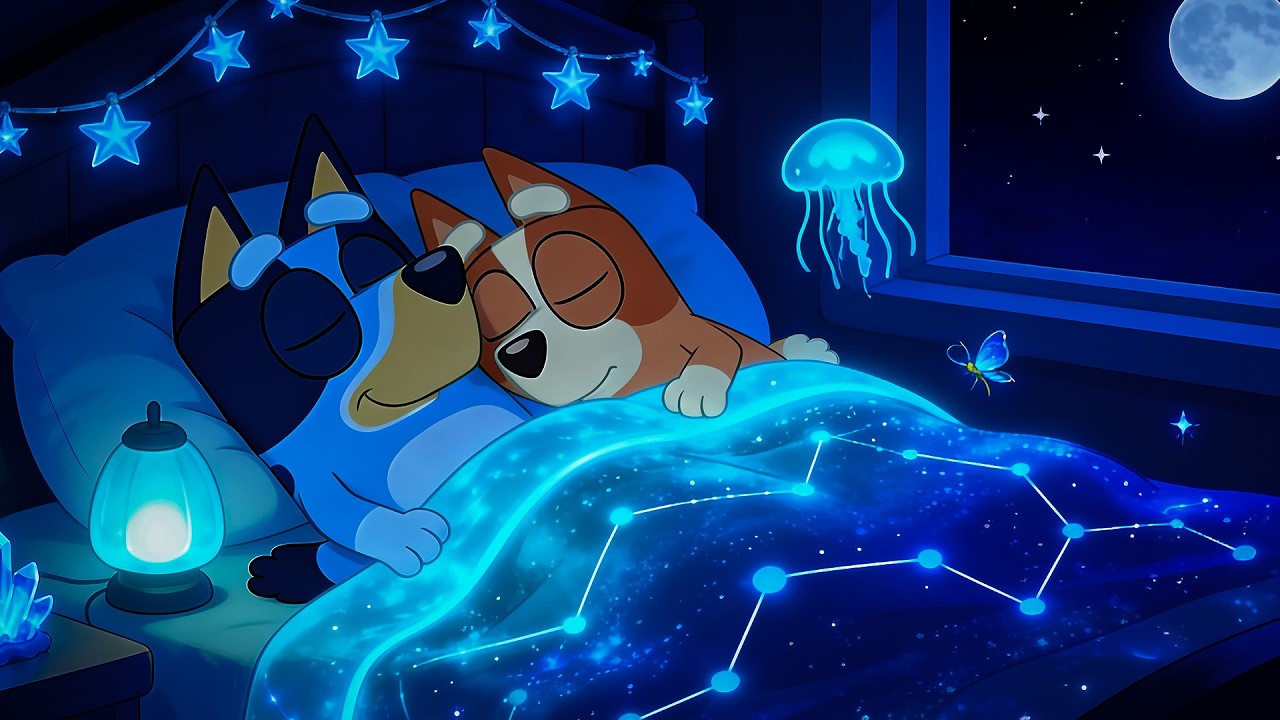 Без рекламы. Уютное пианино Bluey & Bingo 🌙 | Замедлитесь, подышите, усните
