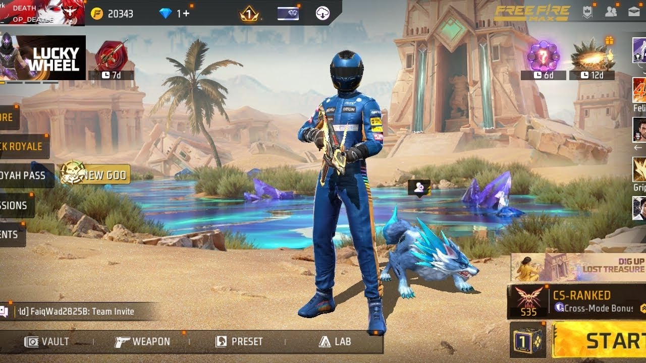 My new gameplay in Free Fire 🔥😎