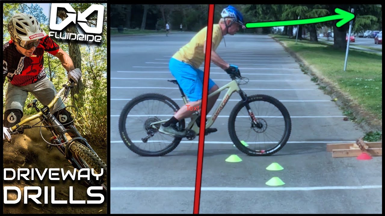 Fluidride MTB Driveway Drills #10 - Feature to a Landing