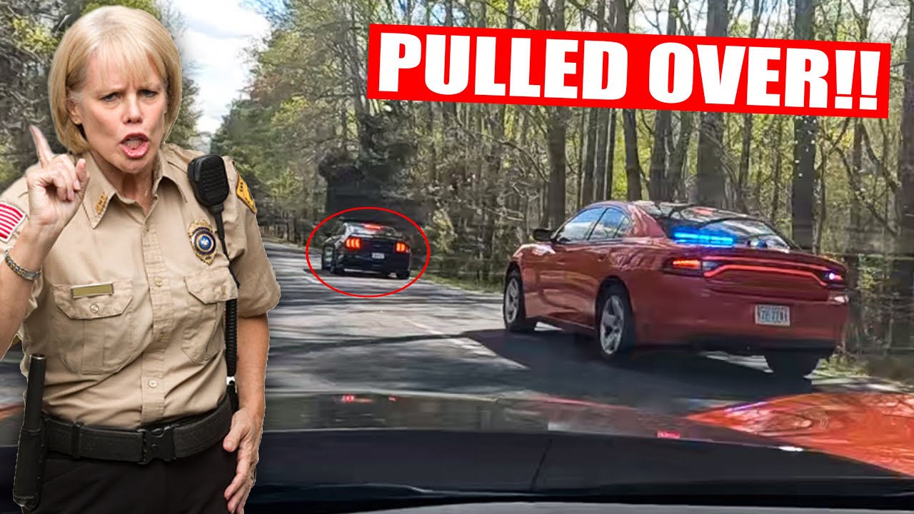 FEMALE COP Pulled My BRAND NEW Mustang OVER then DID THIS!!
