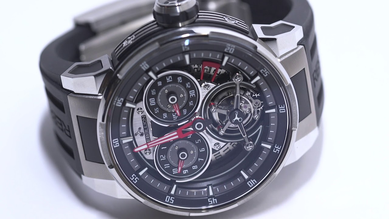 Обзор часов Rebellion Predator 2.0 Regulator Tourbillon | aBlogtoWatch