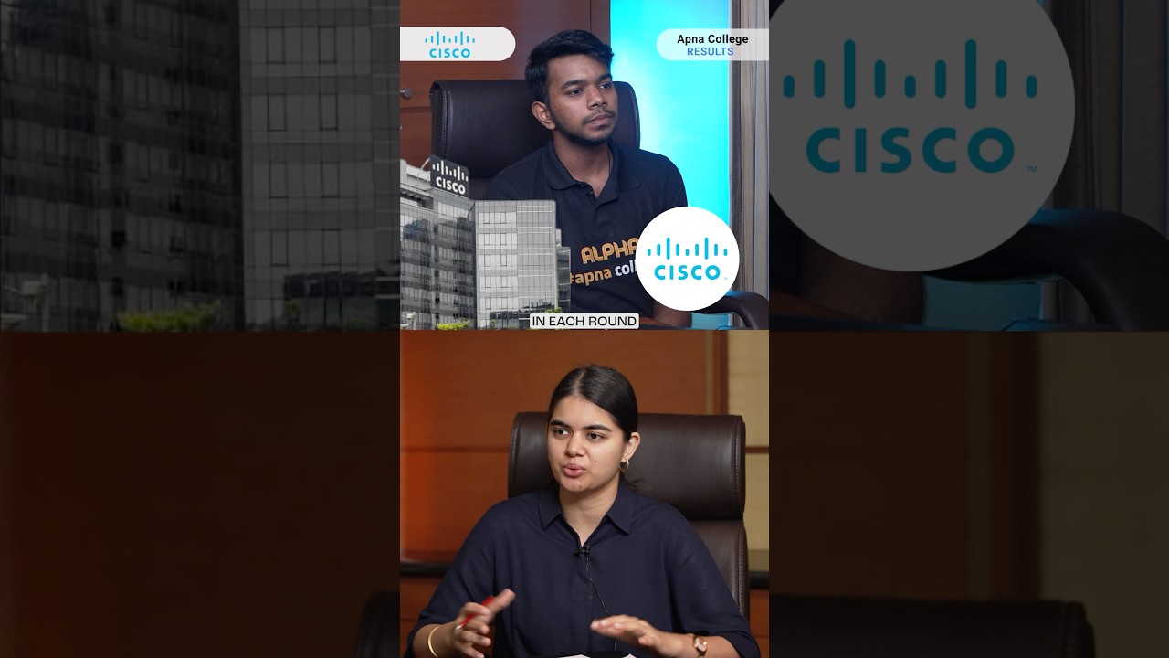 CISCO - 24LPA | Cisco Ideathon #results #placement #apnacollege