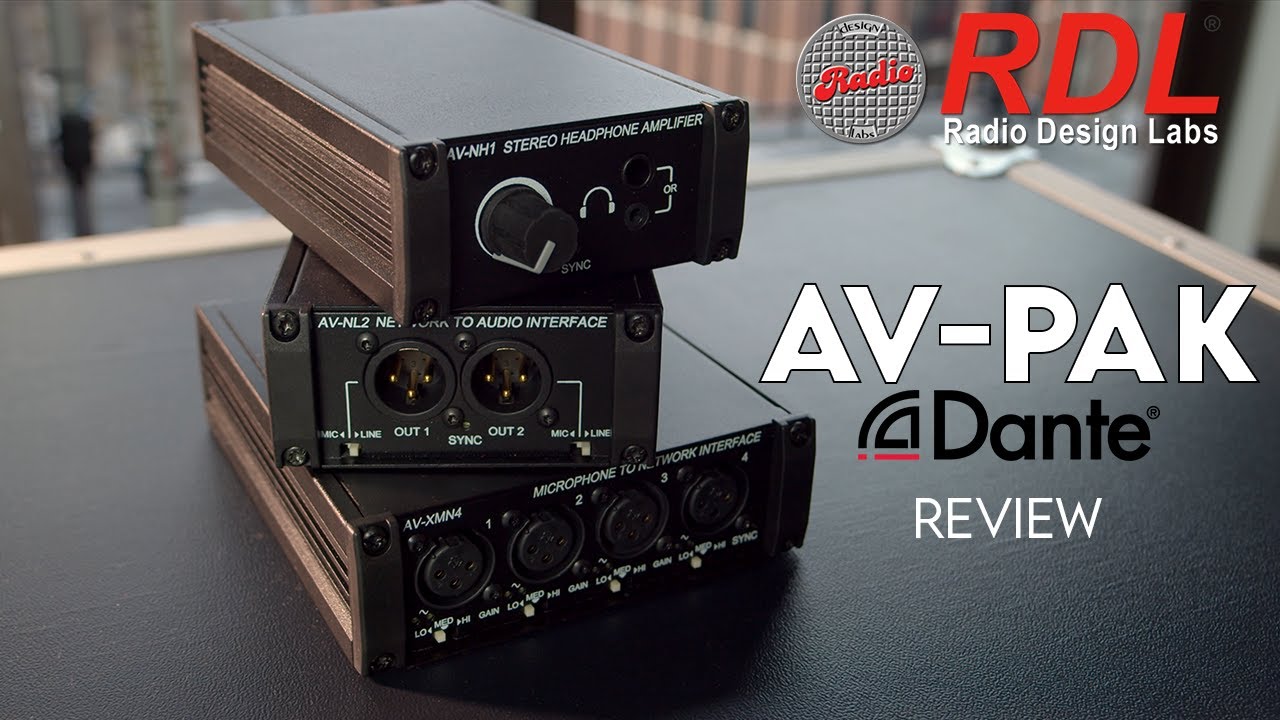 RDL Dante AoIP Interfaces: Compact, Powerful & Versatile