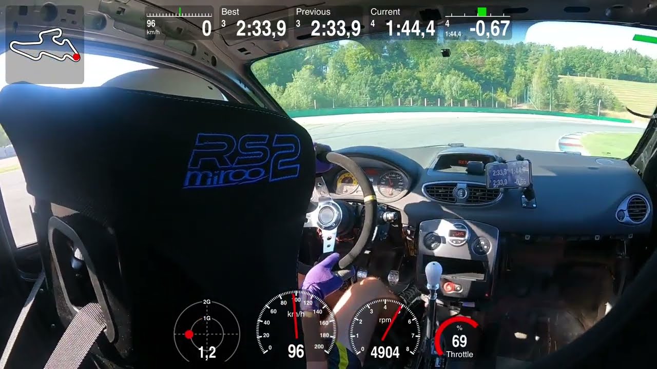 Clio 3 RS -  Automotodrom Brno (Masaryk) - V Track Masters 2023