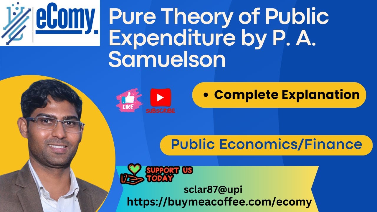 Pure Theory of Public Expenditure by Samuelson | @eComy