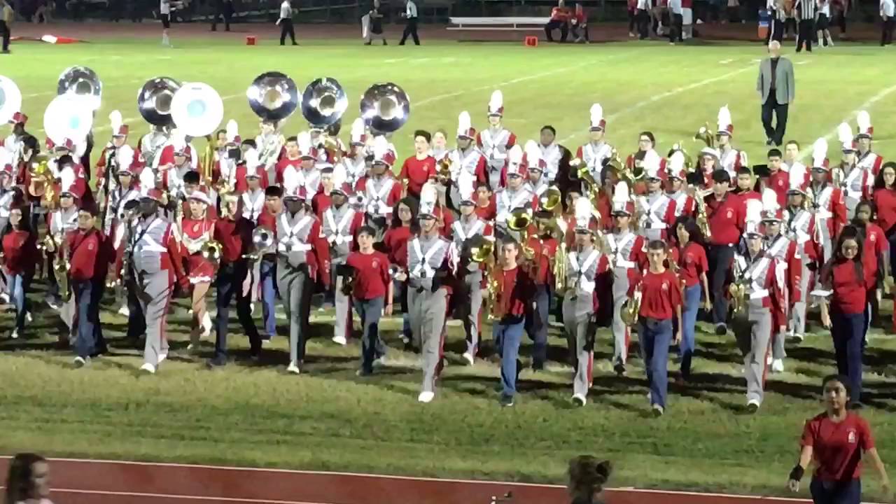 Cleveland Texas Band halftime Falcons vs Indians