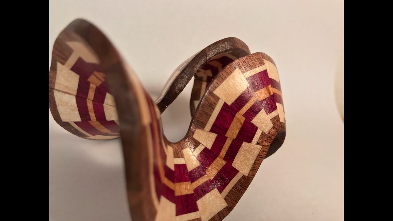 Woodturning a Segmented Christmas Ornament #3