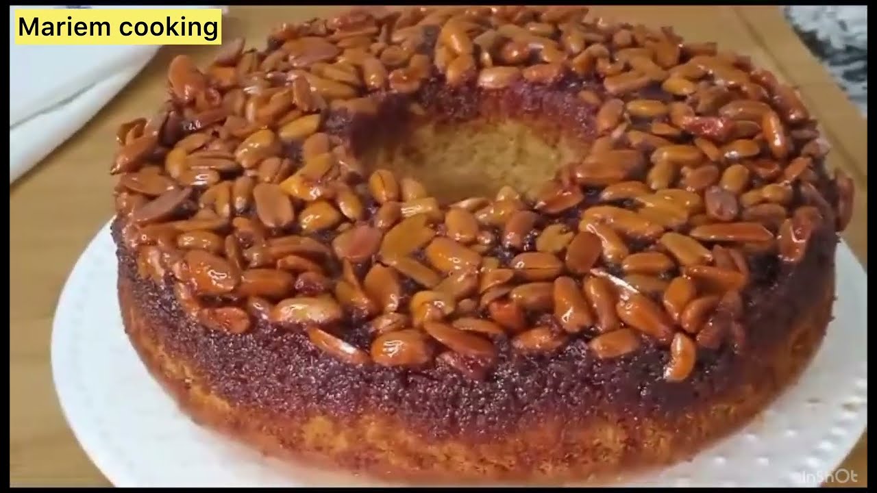كيك بصوص الكراميل والفول السوداني🥜 (كاوكاو)👍😋