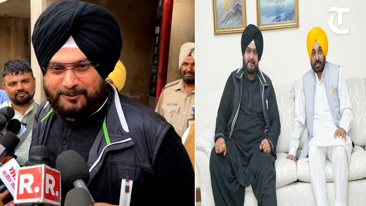 'Most constructive 50 minutes spent', says Navjot Sidhu after meeting Punjab CM Bhagwant Mann