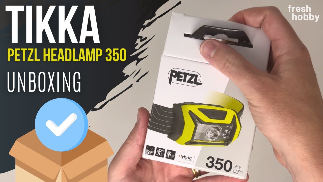 TIKKA Petzl Headlamp 350 [Unboxing]