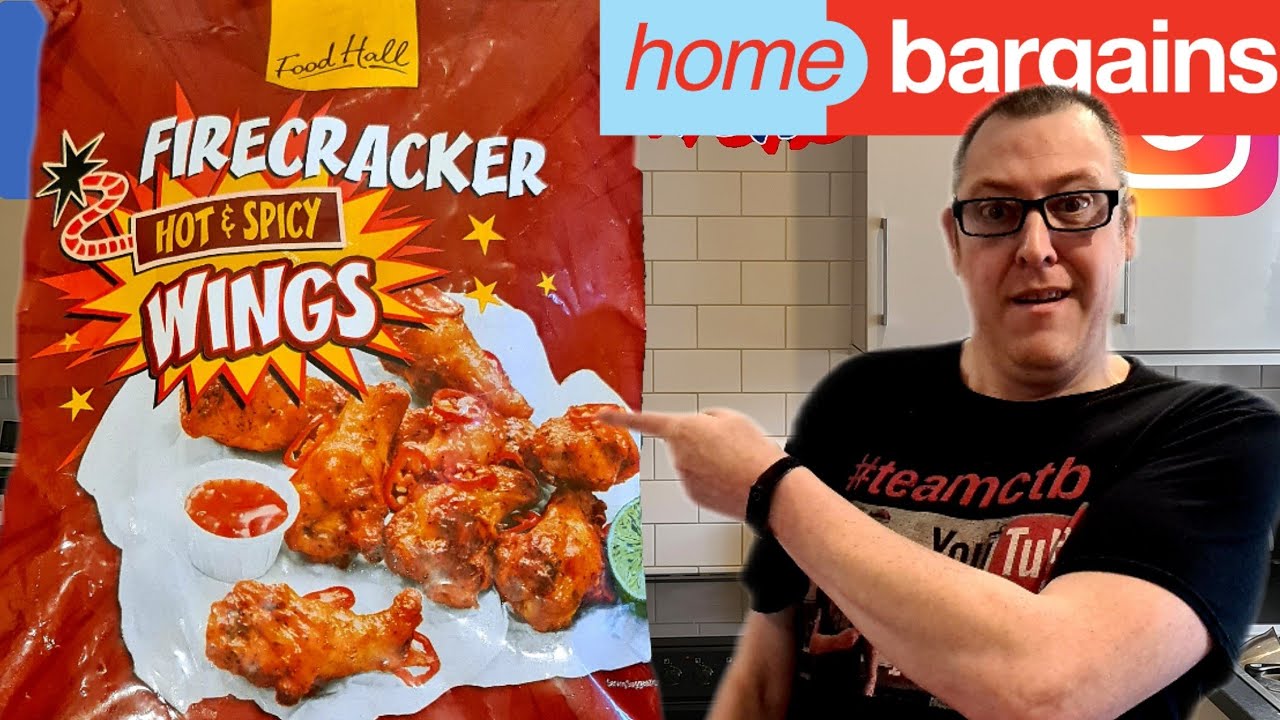 Food Hall | Firecracker Hot & Spicy Chicken Wings | Home bargains | Supercool Review