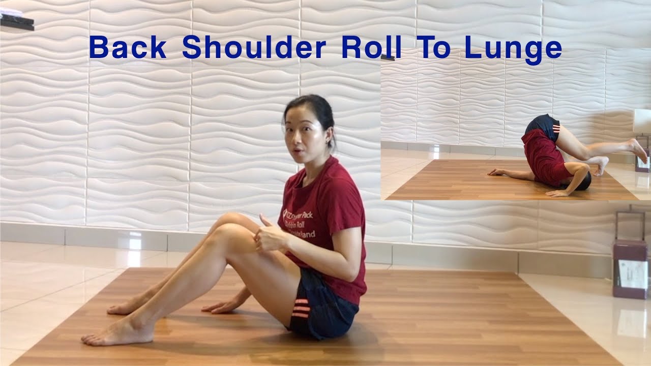 Back Shoulder Roll To Lunge