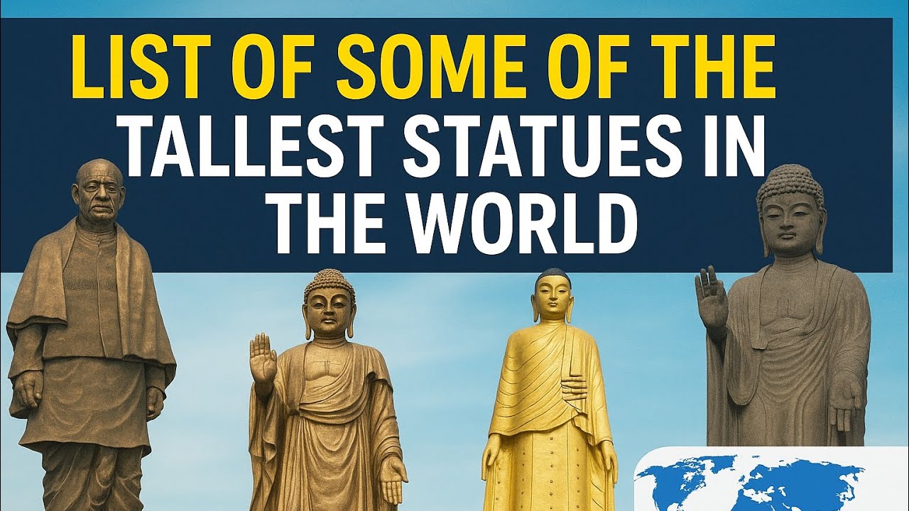 🏆 Most Tallest Statues in the World 2025 | Largest Statues Ever Built  | Amazing Facts & History