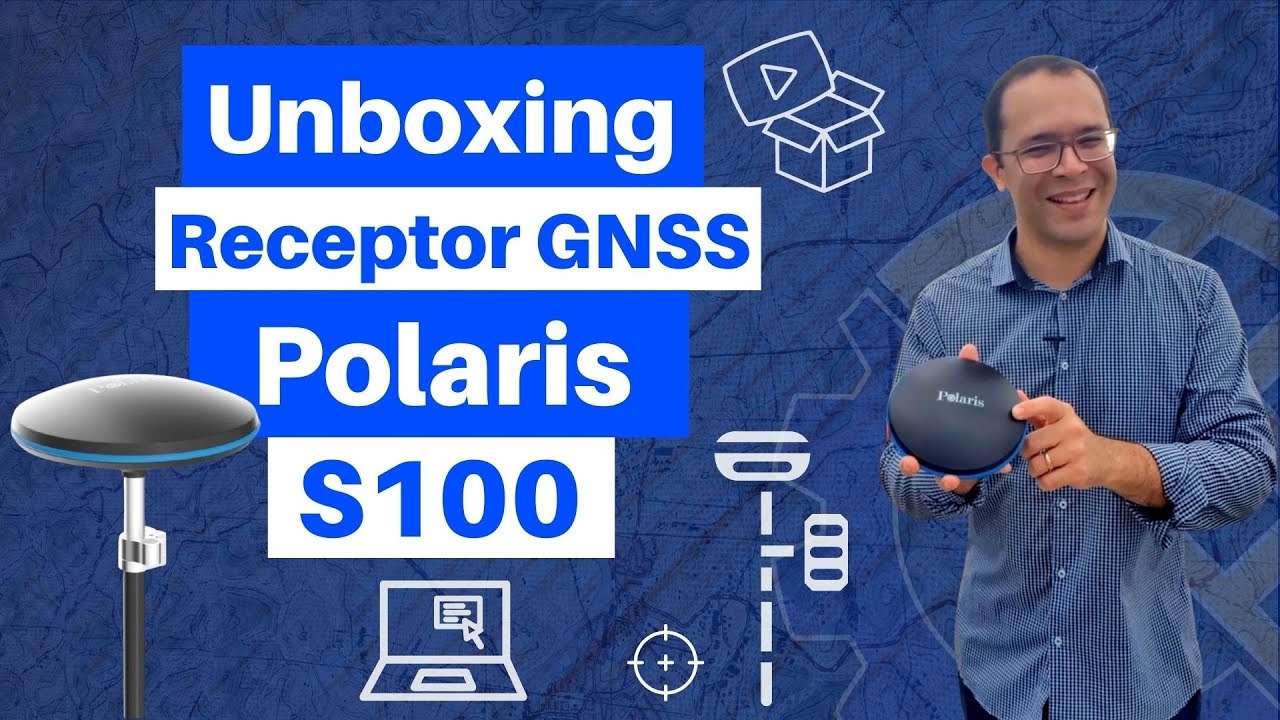 Unboxing e primeiras impressões do receptor GNSS Polaris S100