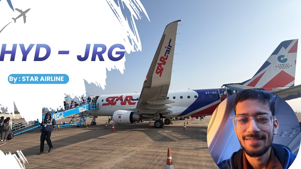 Hyderabad to Jharsuguda by Star Air | Flight Experience & Review
