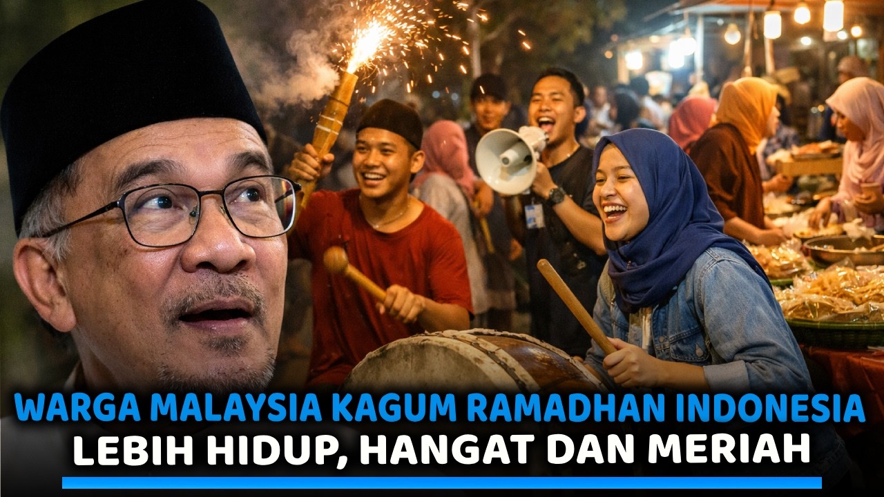 Warga Malaysia Kaget! Ramadhan Di Indonesia Ternyata Semeriah Ini