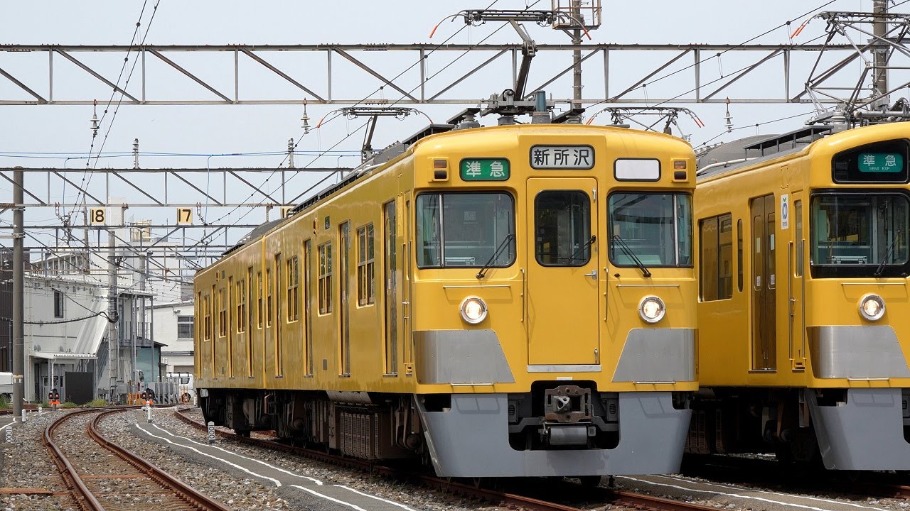 【4K60P】【2両増結車】西武2000系電車(界磁チョッパ制御)到着・発車シーン集+乗車動画(走行音) 2024.2-2024.4