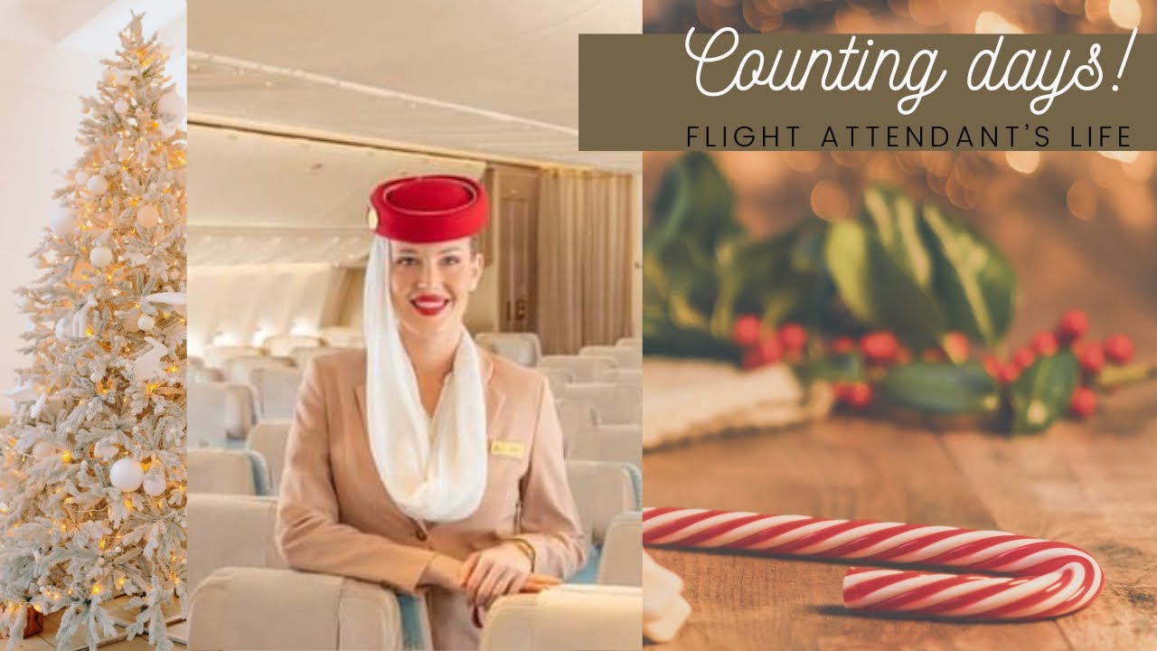 two weeks as an Emirates cabin crew - counting days to Christmas ! vlogmas