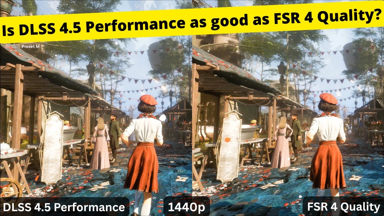 DLSS 4.5 vs FSR 4/Redstone 1440p and 4K in Clair Obscur Expedition 33