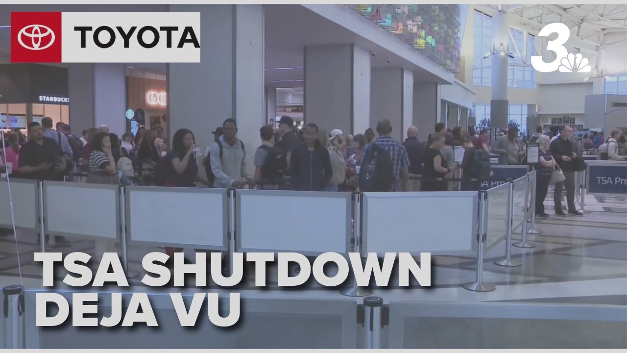Shutdown leaves TSA unpaid, sparking staffing shortages and long airport security lines