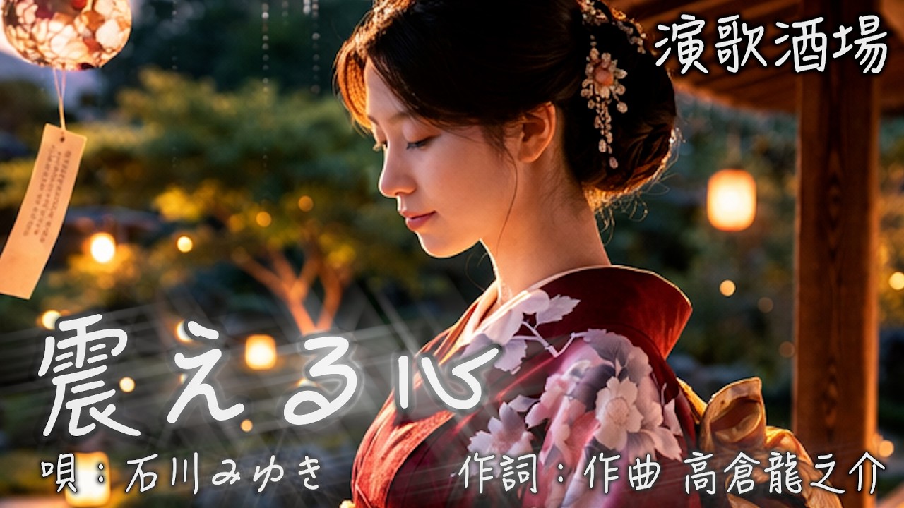 昭和ドラマチック演歌 MV 震える心 唄:石川みゆき 作詞:作曲　高倉 龍之介【演歌酒場(景色で聴く演歌・歌謡)】