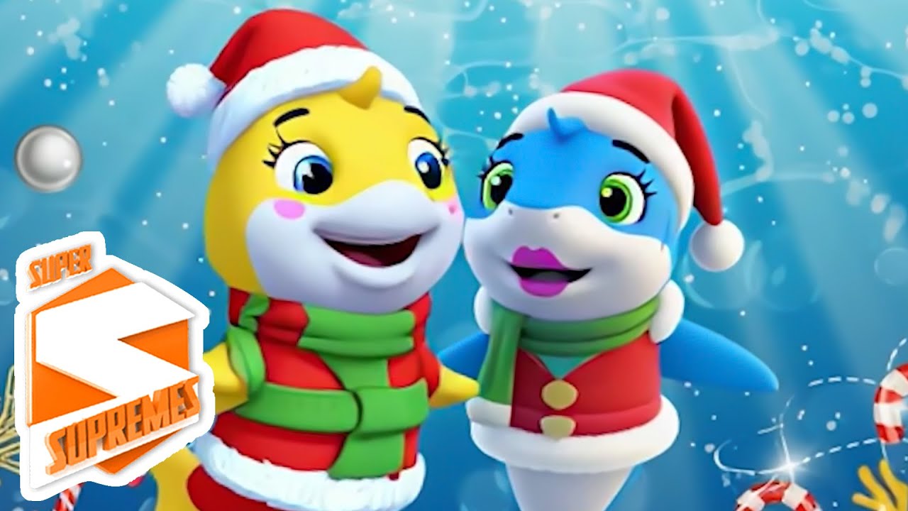 Natal De Bebê Tubarão Doo Doo Doo Rima Divertida Para Crianças em Português