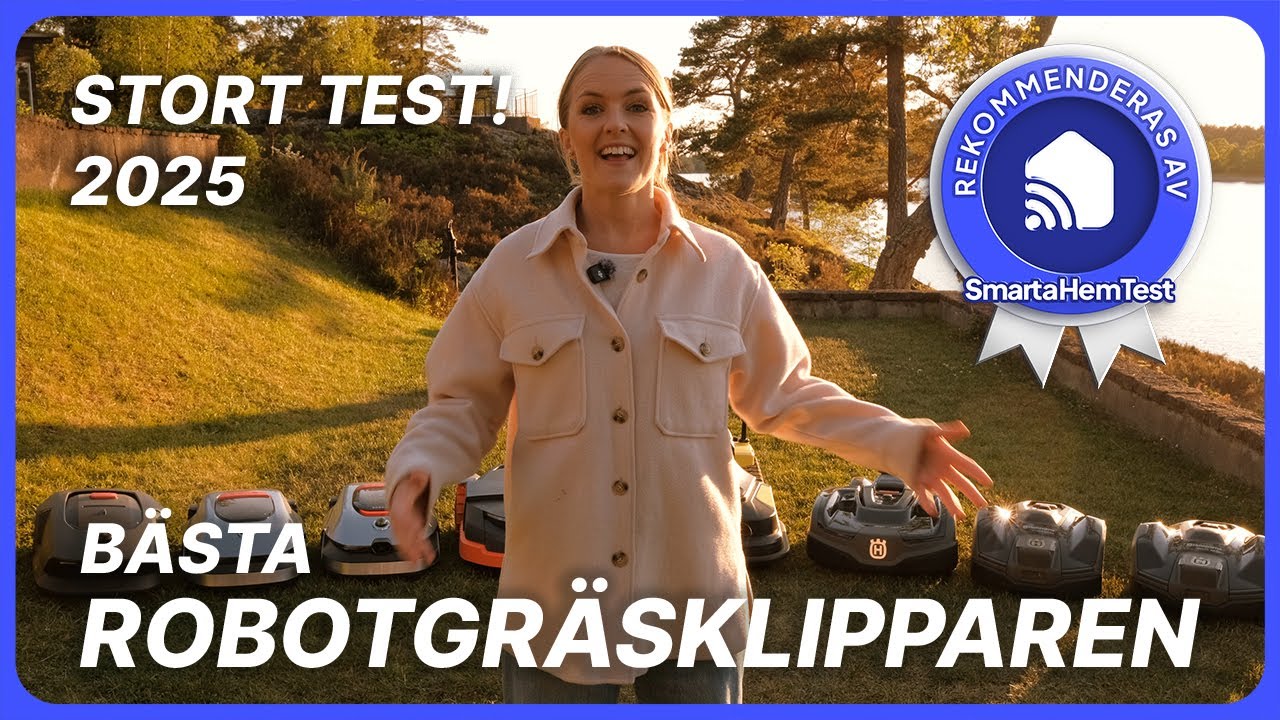 Stort test av robotgräsklippare utan slinga 2025 – Titta innan du köper!