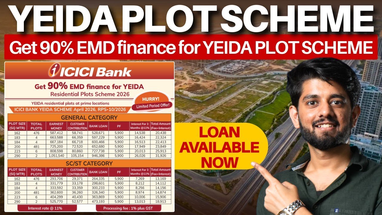 Finally Loan Available for YEIDA Plot Scheme RPS10/2026 | Apply Now