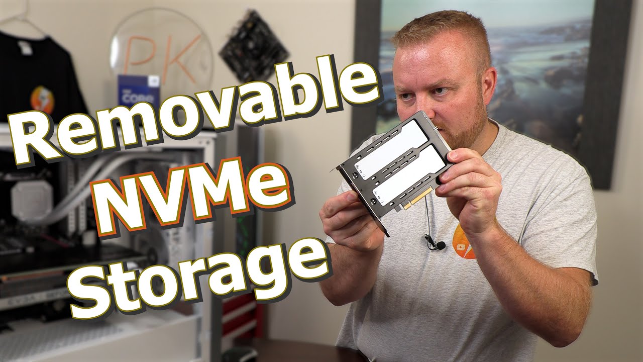 Removeable NVMe Storage From Icy Dock