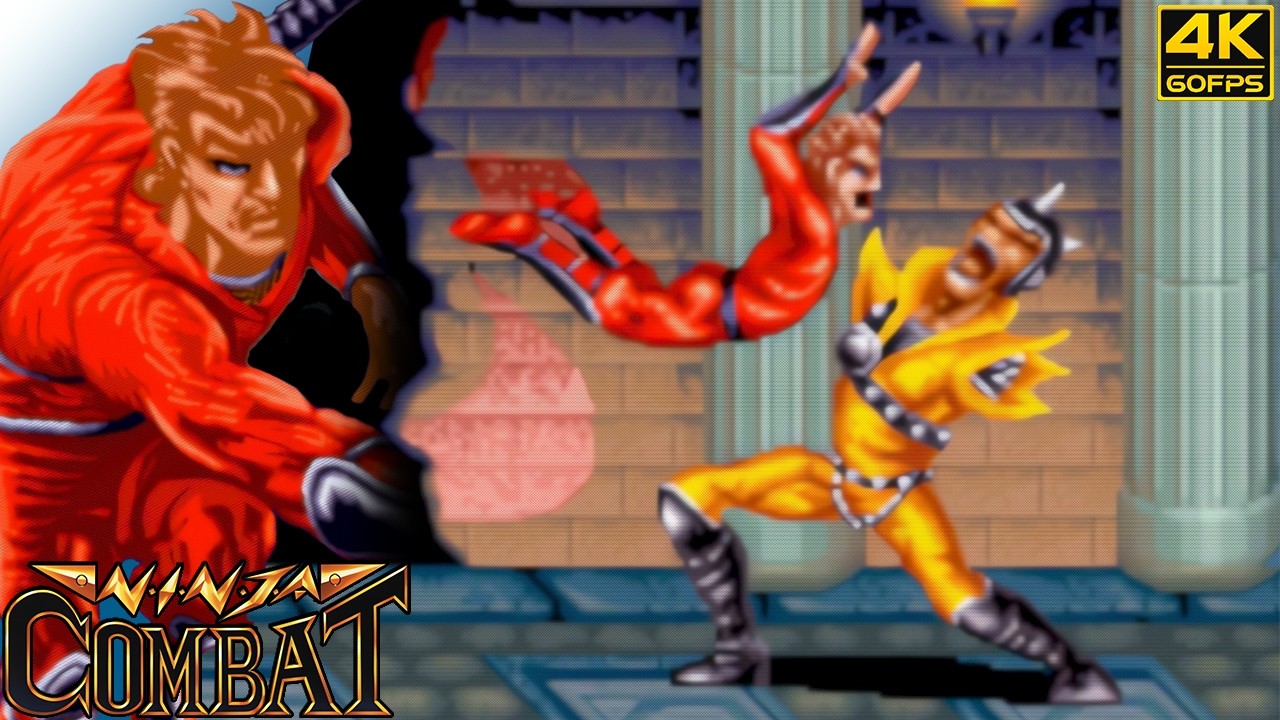 Ninja Combat (Arcade / 1990) 4K 60FPS
