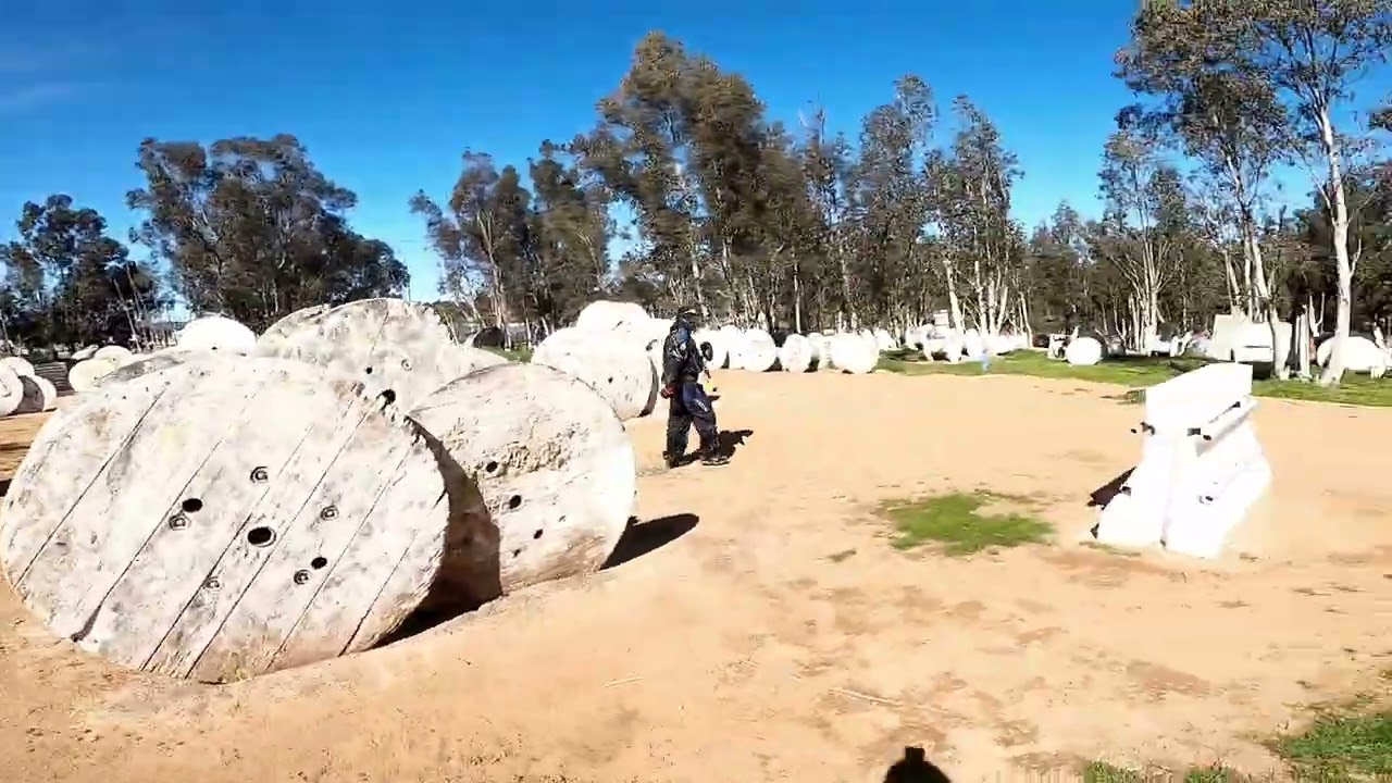 Velocity paintball in Ramona, CA, Battle for Mt suribachi . 2/19/2023 part 1