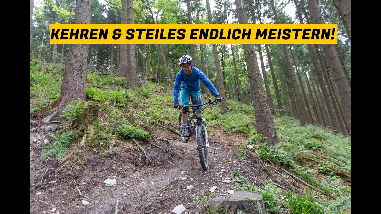 Endlich SPITZKEHREN und SCHLÜSSELSTELLEN meistern - MTB FAHRTECHNIK TRAINING