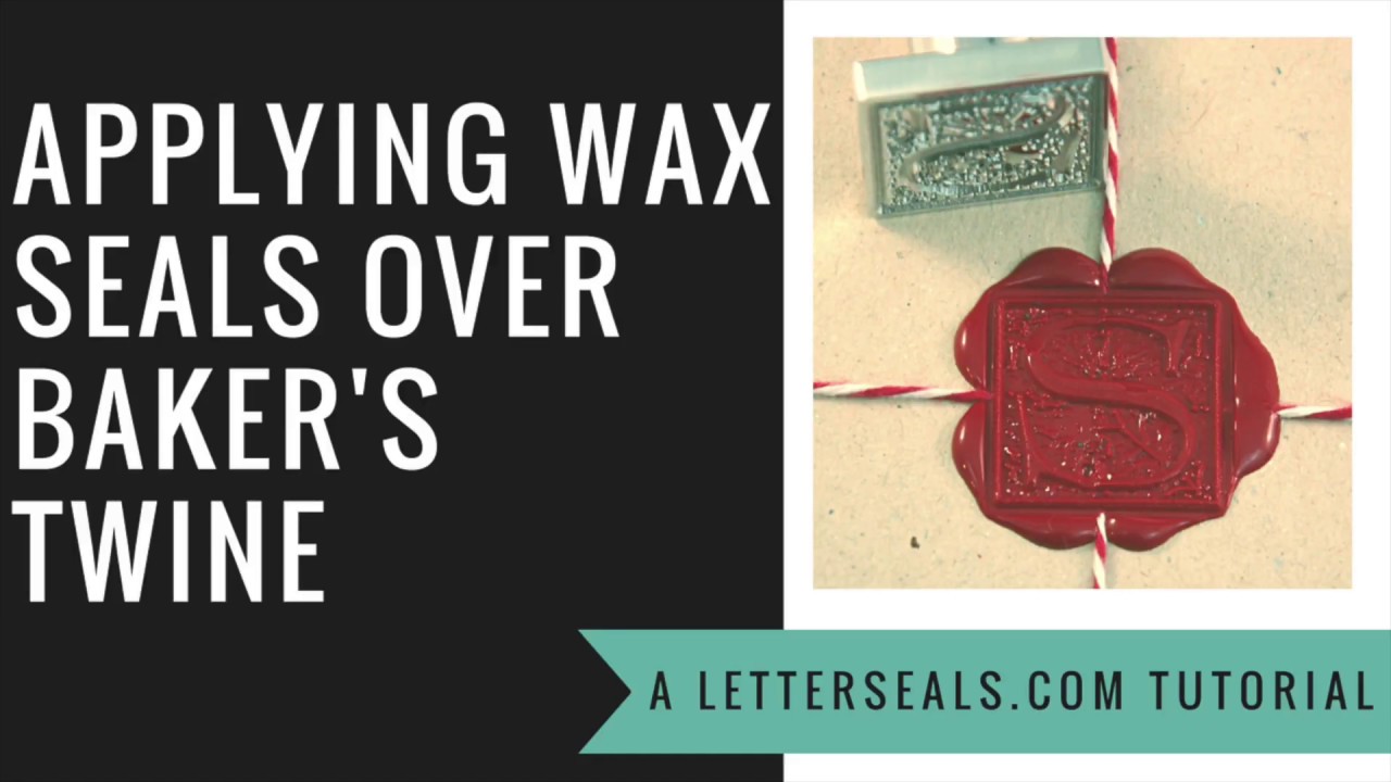How to Create Wax Seals on Baker's Twine