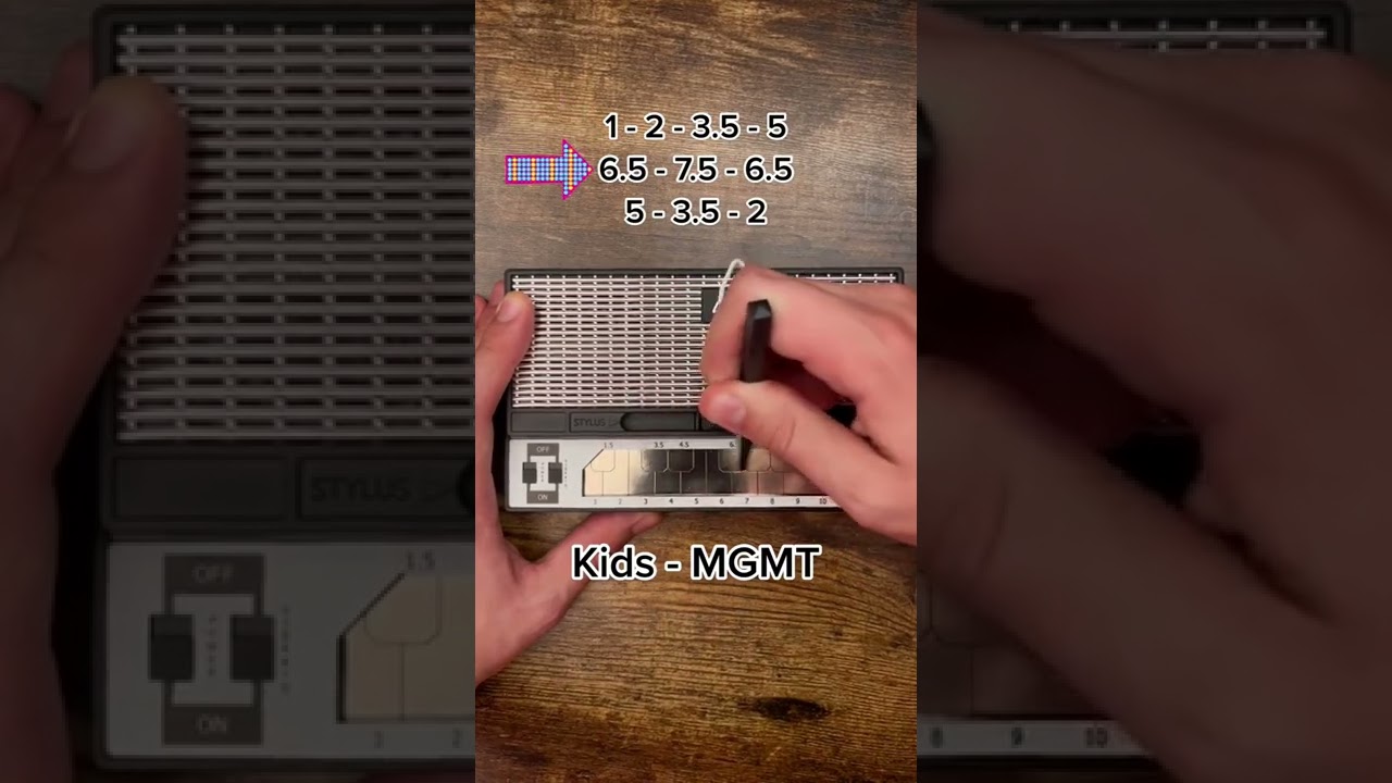 Play Kids by MGMT on Stylophone