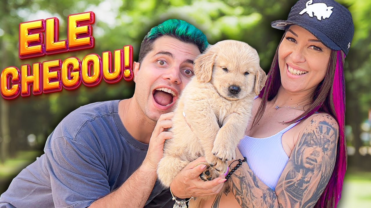 CHEGOU! NOSSO NOVO CACHORRINHO STEFAN! - Vida de Maloucos #2