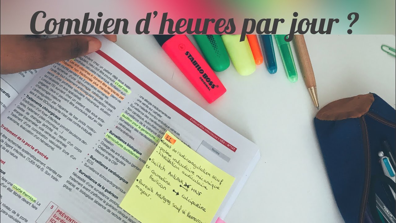 TEMPS DE TRAVAIL, COMBIEN D’HEURES PAR JOUR ? -MEDECINE