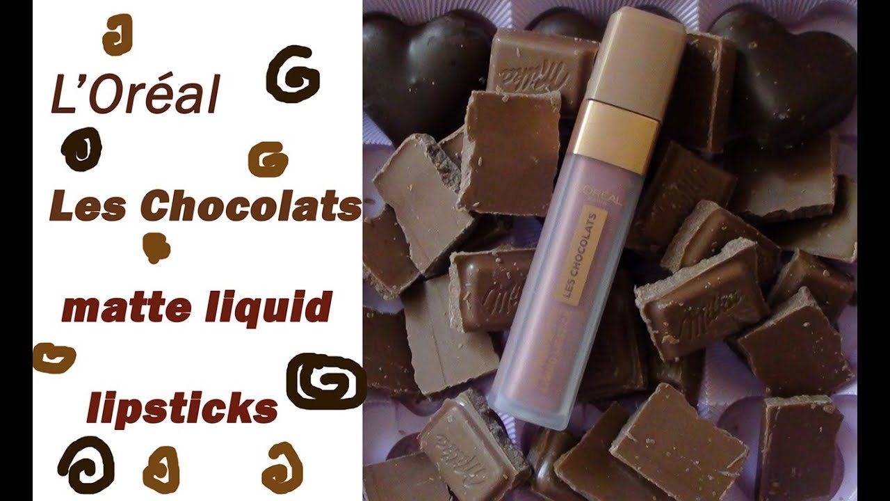 L'Oreal Les Chocolats Ultra Matte Liquid Lipstick | Жидкая матовая помада с ароматом шоколада