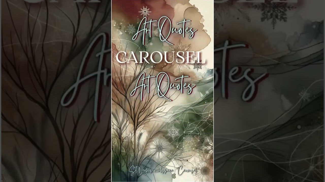 Art Quotes Carousel: Weekly Inspiration 4 I Creative Spark Challenges