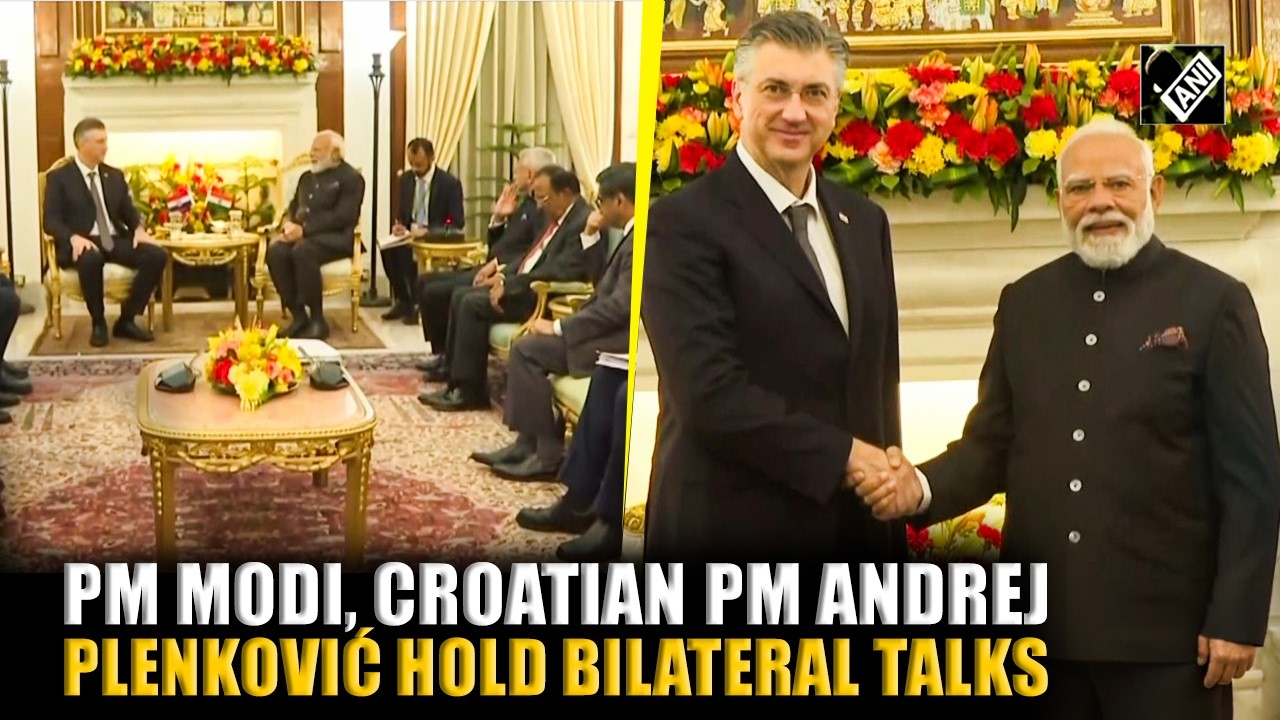 PM Modi, Croatian PM Andrej Plenković hold bilateral talks at Hyderabad House