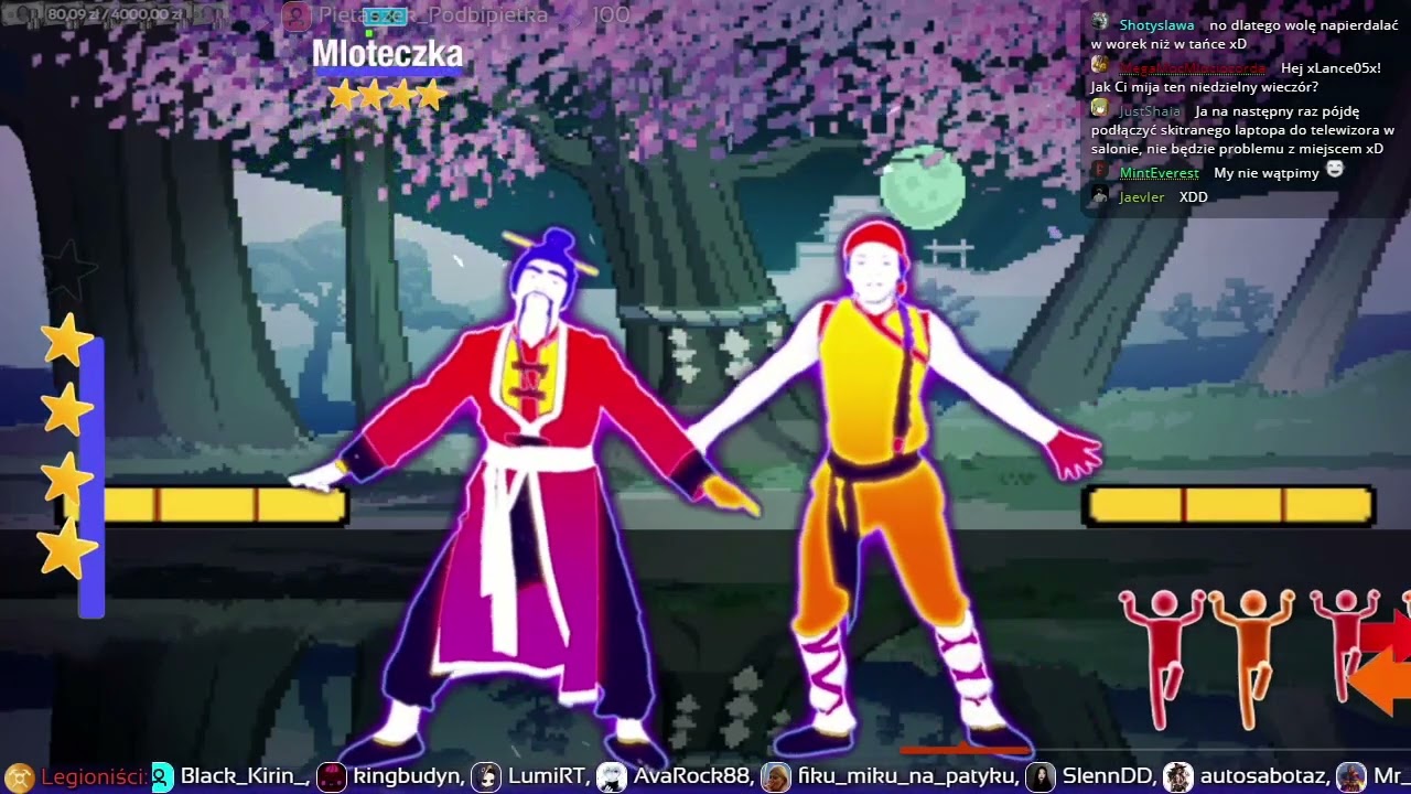 FUNNY MOMENTS - Młocia Chodakowska w JUST DANCE 2022 /w Wisielcowa
