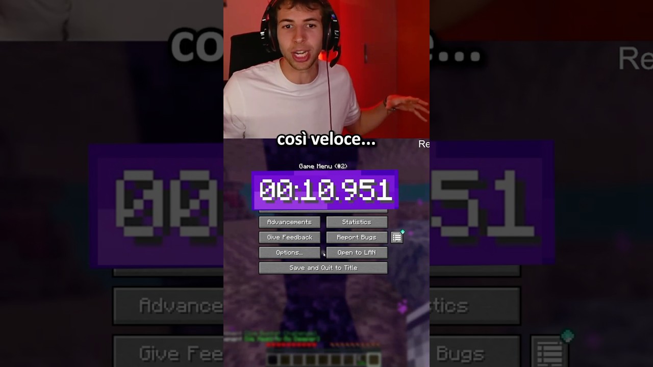 I set (yet another) world record in Minecraft Speedruns...