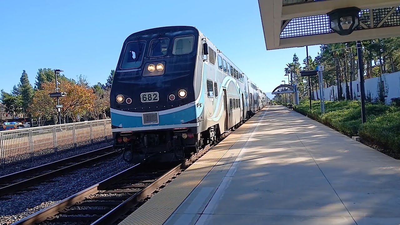 Metrolink 2010/2013 Rotem Commuter Cars #682 Orange County Line To Los Angeles.
