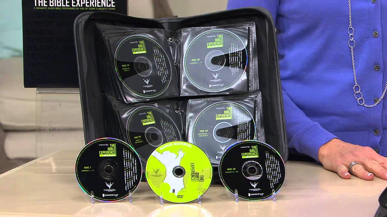 The Bible Experience Complete Bible on CD, DVD and Carrying Case with Pat James-Dementri