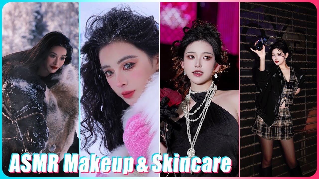 Mitsuisen☘️ASMR Makeup Tutorial & Skincare Routines✨Satisfying skincare asmr🍃Beauty Secrets🌿493