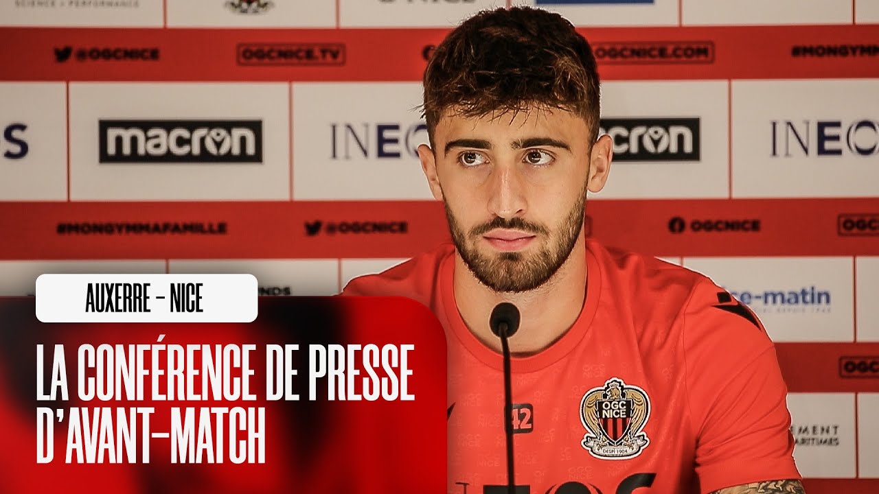 La conférence de presse avant Auxerre-Nice