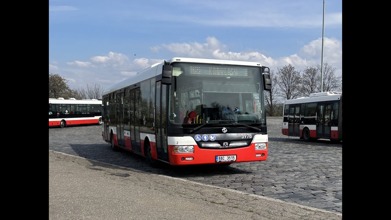 SOR NB12 #3978 DP Praha linia 169 kierunek Kobylisy
