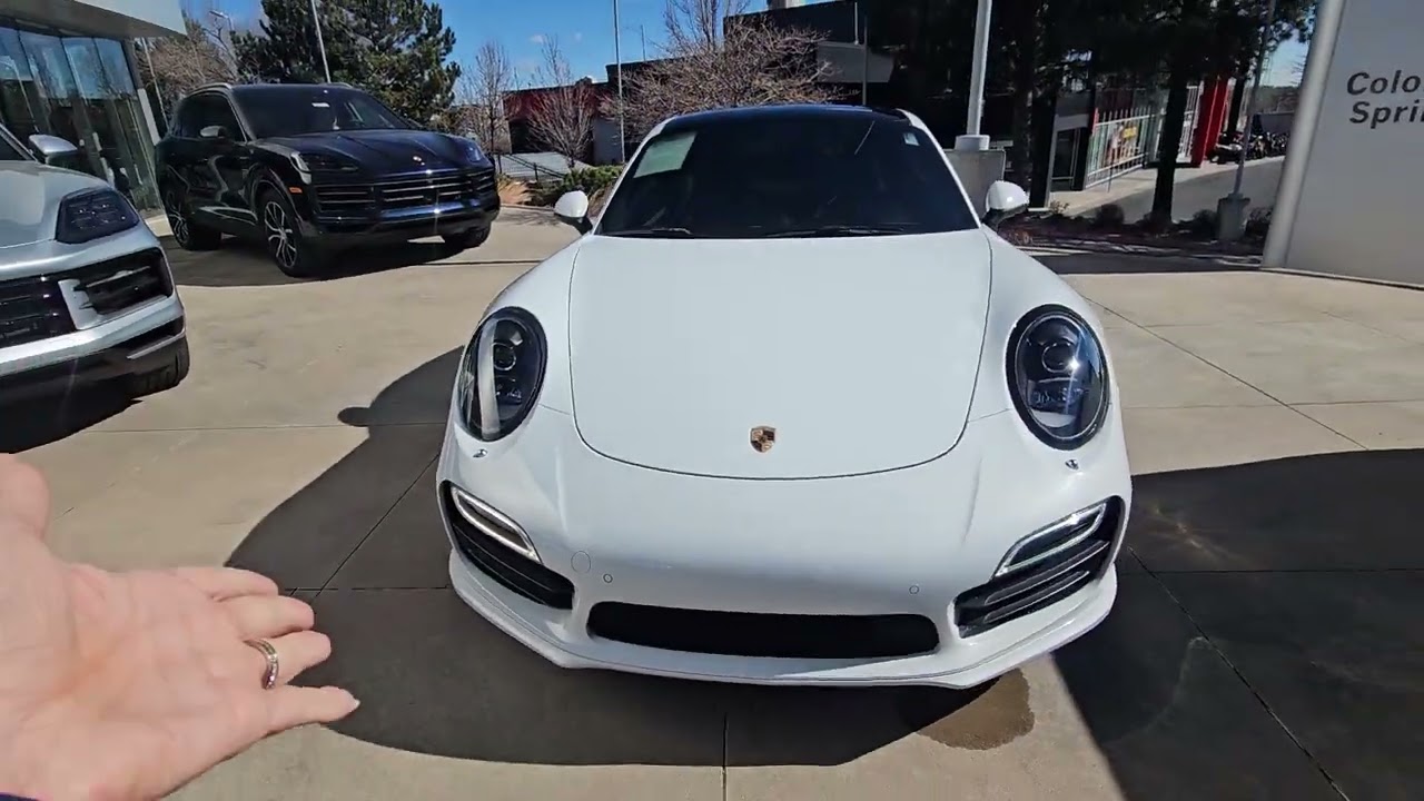 2016 911 Turbo Carrera White 
