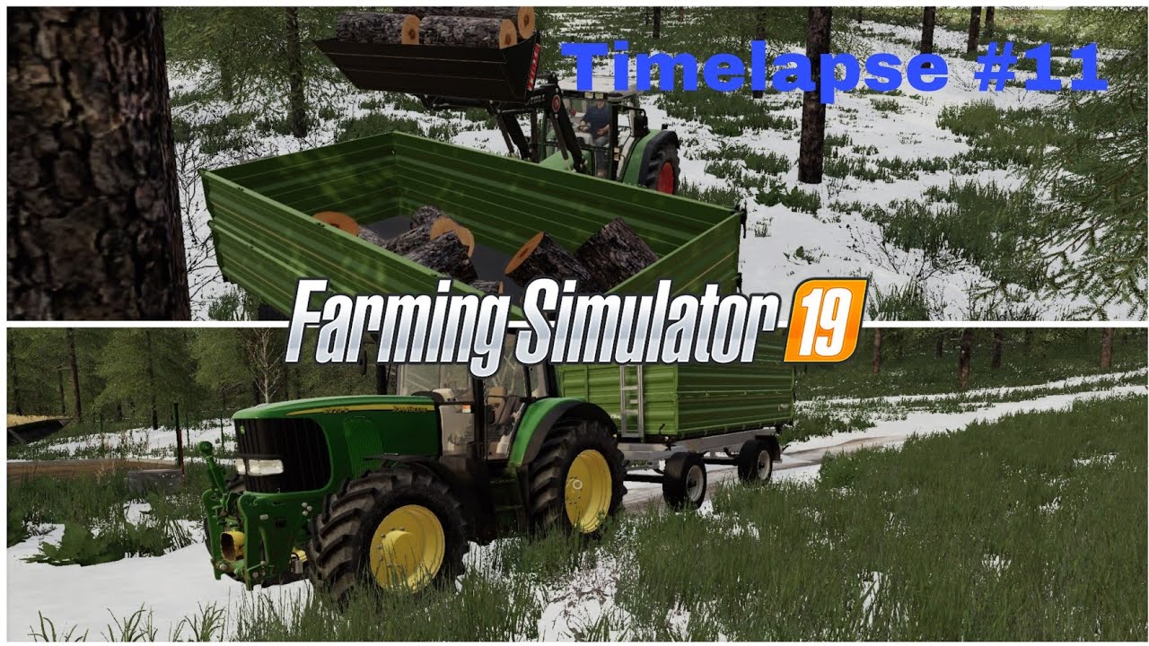 Ls19 Timelapse #11 Geiselsberg Seasons: Die Weihnachtsfolge aus dem Schnee🚜❄️(PS4)