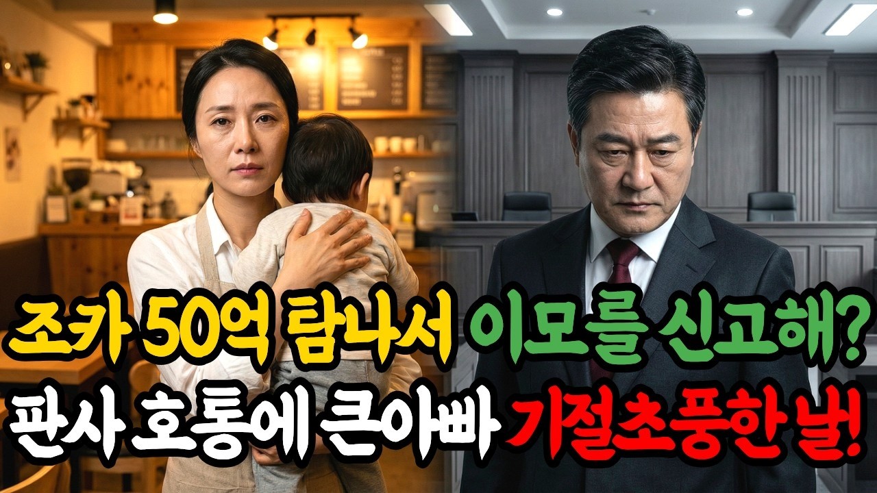 50억 조카 유산 노리고 이모를 학대범으로 몬 큰아빠, 판사 호통에 기절초풍!