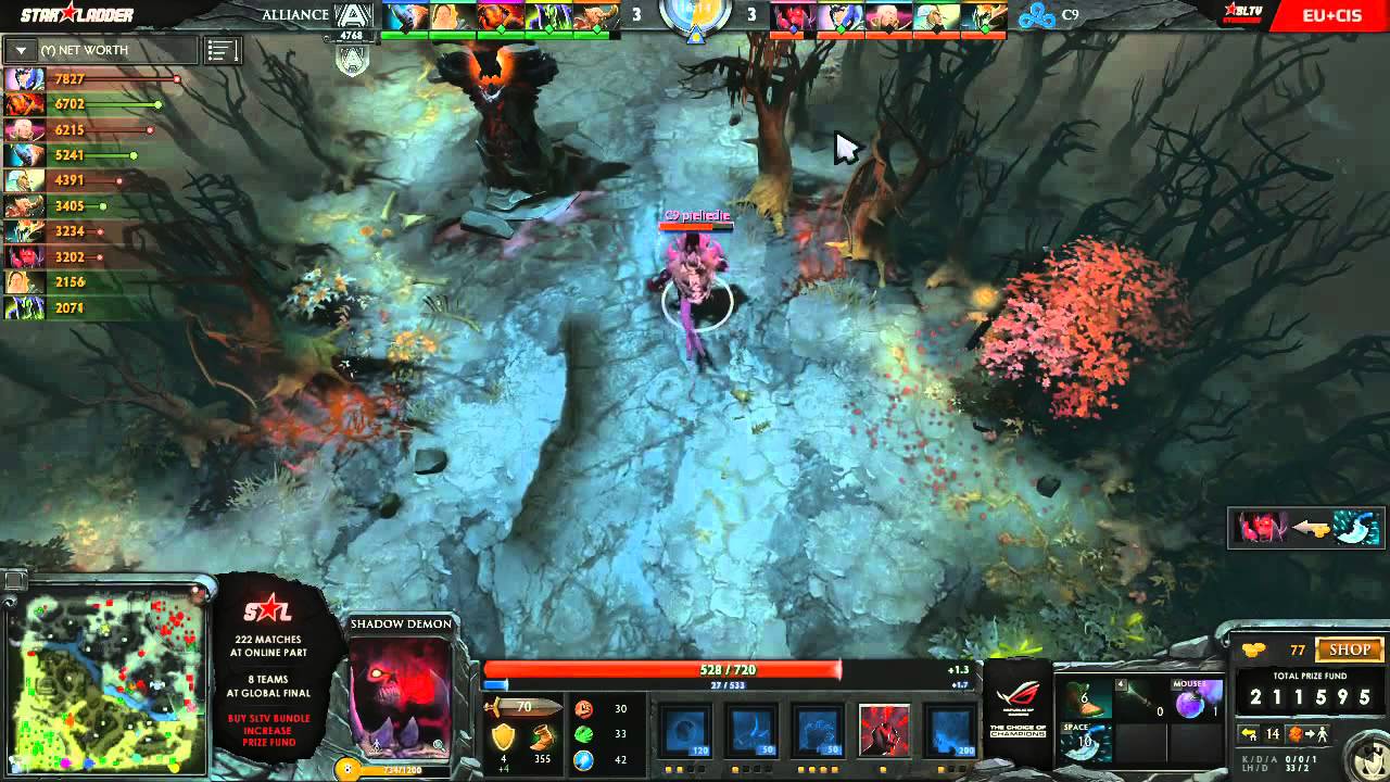 Starladder. Alliance vs Cloud9, bo1. 09.04.2014